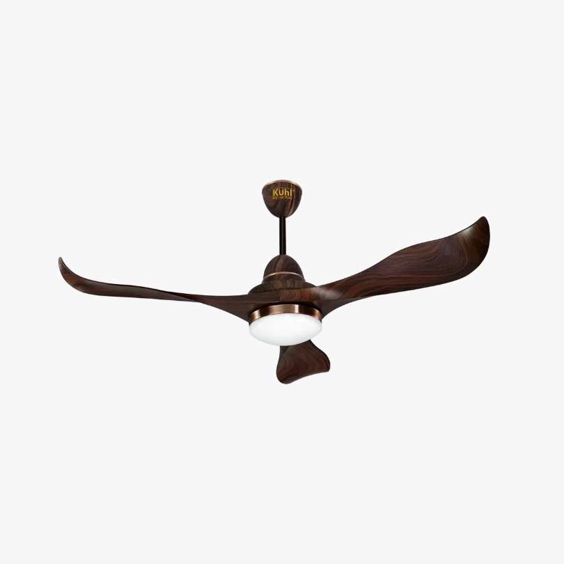 Kühl Glanz F3 1400mm BLDC Ceiling Fan with Remote – Brown