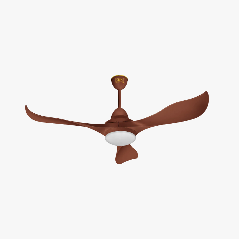 Kühl Glanz F3 1400mm BLDC Ceiling Fan with Remote – Teak