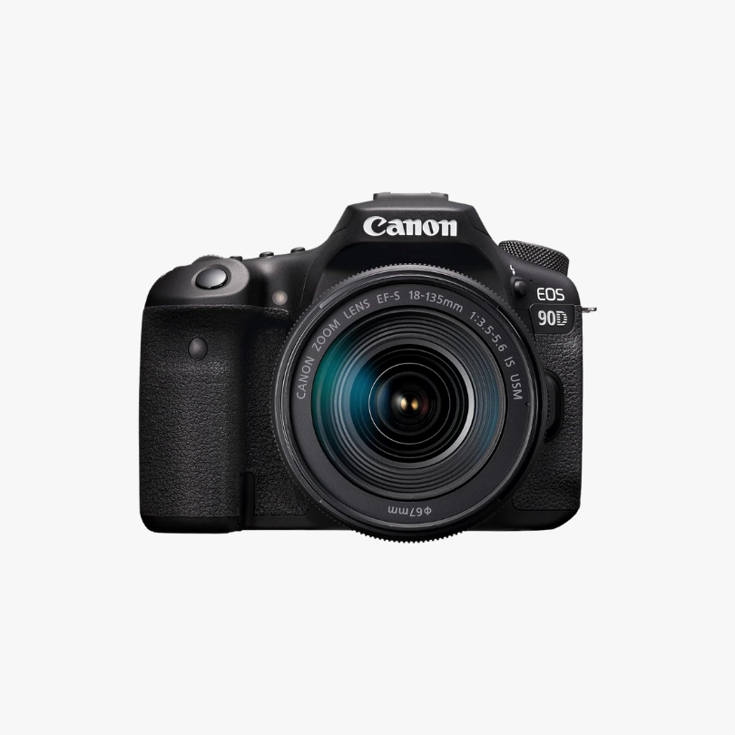 Canon EOS 90D Digital SLR Camera with EF-S 18-135mm IS USM Lens (Black)