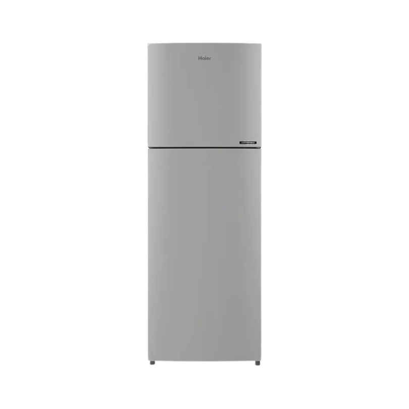 Haier 240 L 2 Star Frost Free Double Door Top Mount Refrigerator (HRF-2902EMS-P, Moon Silver)