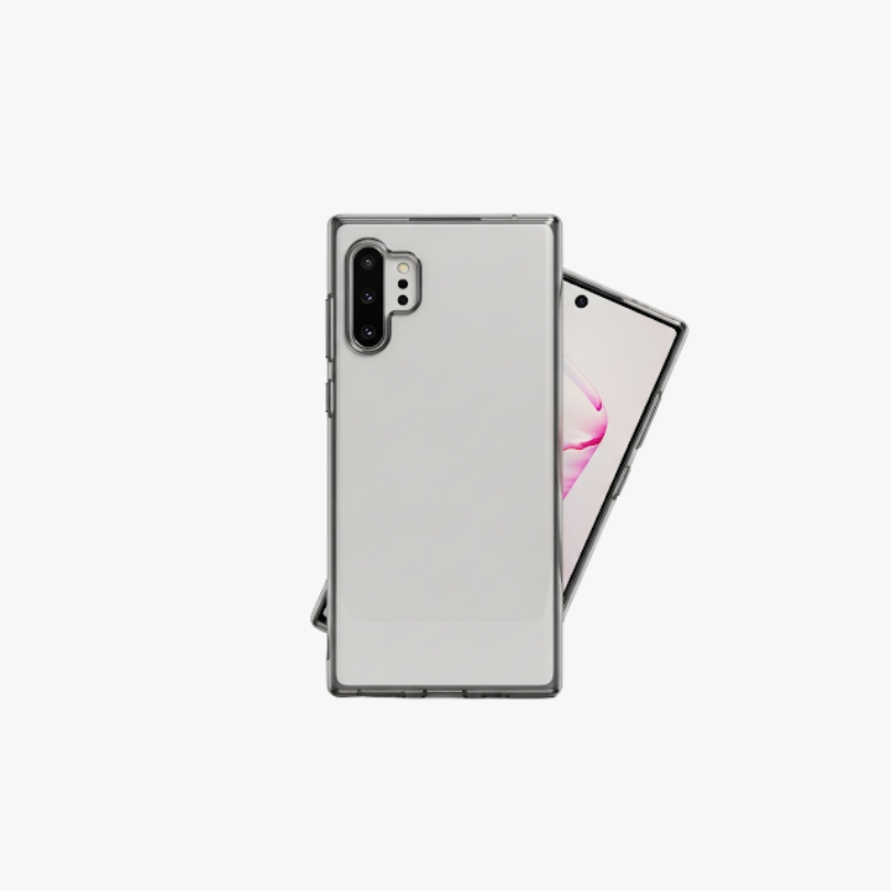 REALCASE Ultra-Thin Frameless TPU Shockproof Bumper Back Cover Case for Samsung Galaxy Note 10