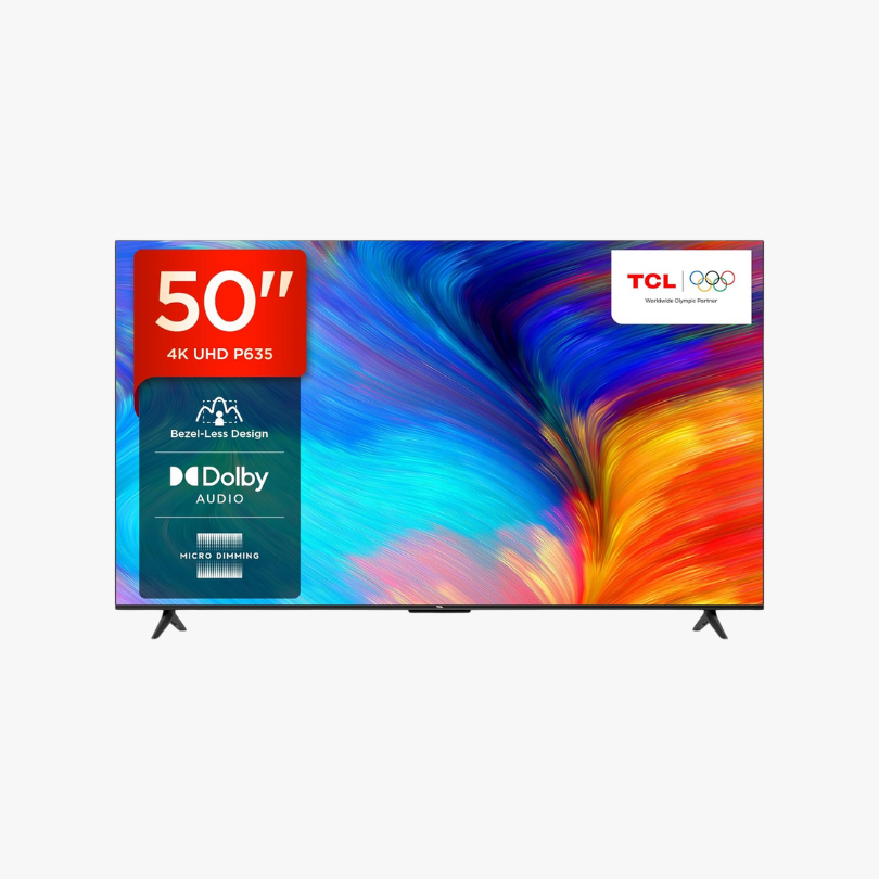 TCL 50P635 126 cm (50 inches) 4K Ultra HD Smart LED Google TV