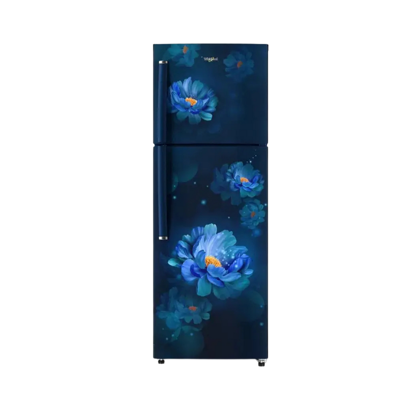 Whirlpool 265 L 2 Star Frost Free Double Door Refrigerator – Sapphire Peony (Model: NEO 278 LH PRM, SKU: 22047)