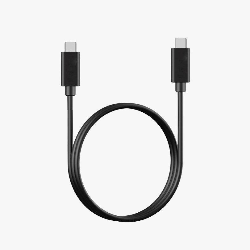 Wings 65W Turbo USB-C Wall Charger with USB-C to USB-C Cable – Black