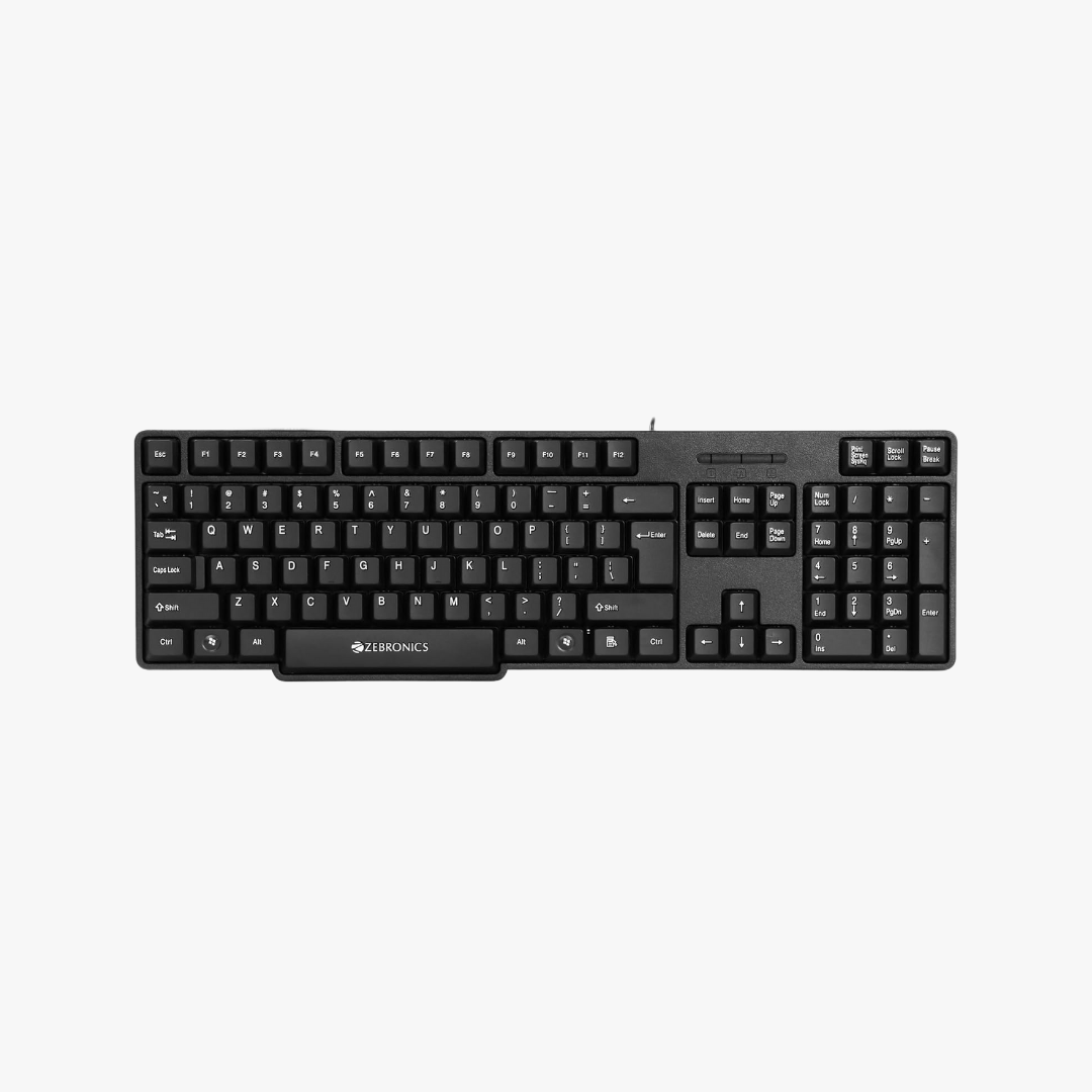 Zebronics Zeb-K20 Wired USB Keyboard with Rupee Key