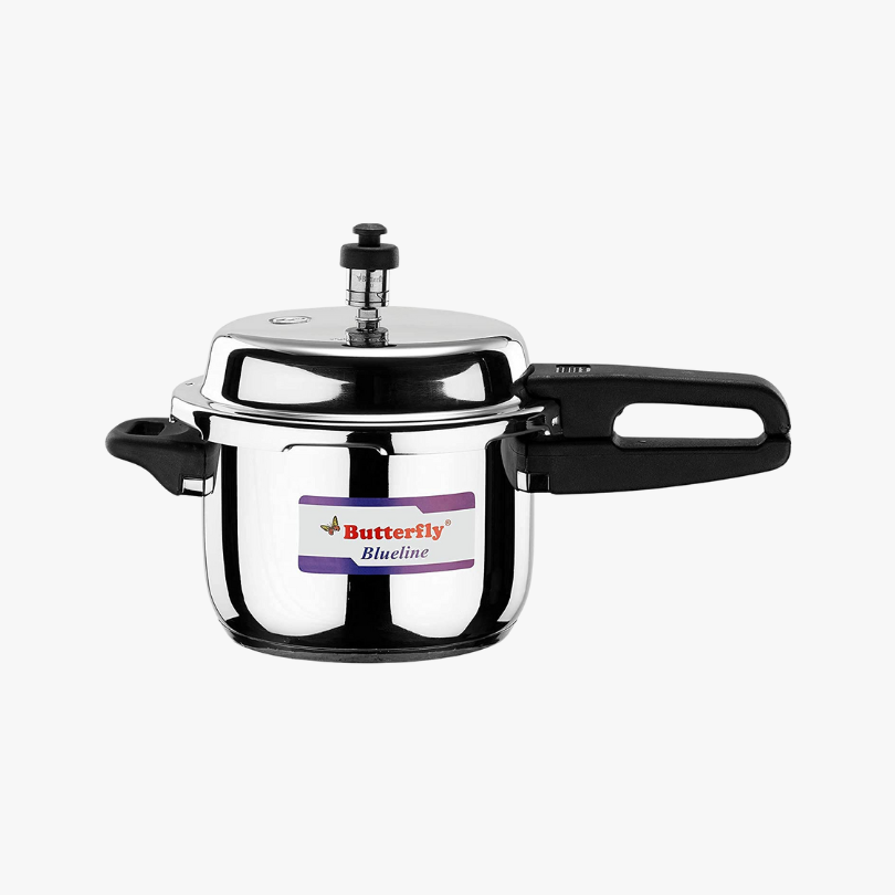 Butterfly Blue Line Stainless Steel Pressure Cooker – 5Litres