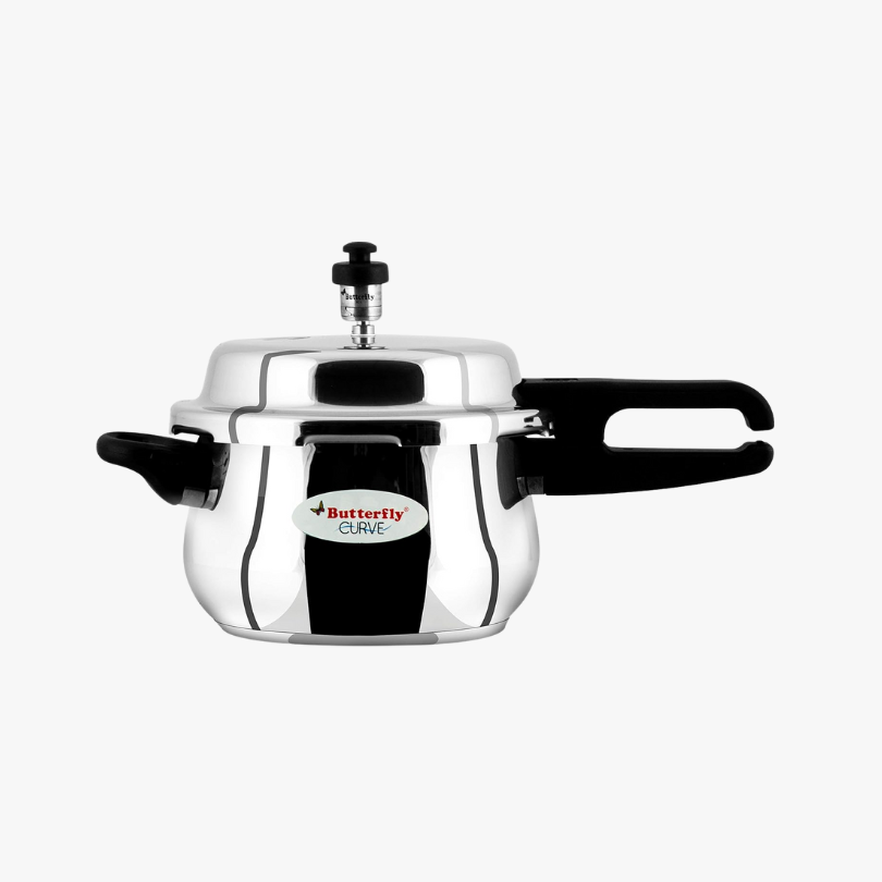 Butterfly Curve Stainless Steel Pressure Cooker – 2 Litre