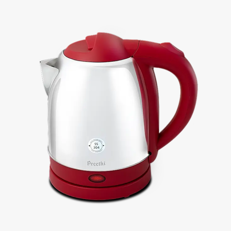 Preethi Armour EK707 1-Litre Electric Kettle – Red